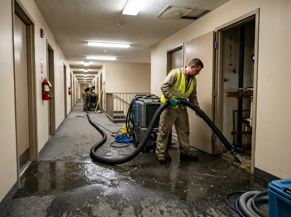 multi-unit-apartment-hallway-f-005 — frequently asked questions, Emergency Burst Pipe Water Extraction & Removal in Bethel M…